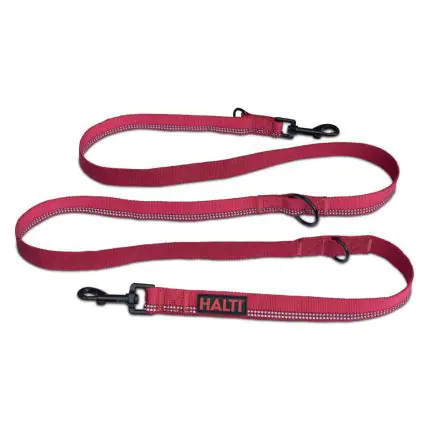 Halti Double End Lead Red Large